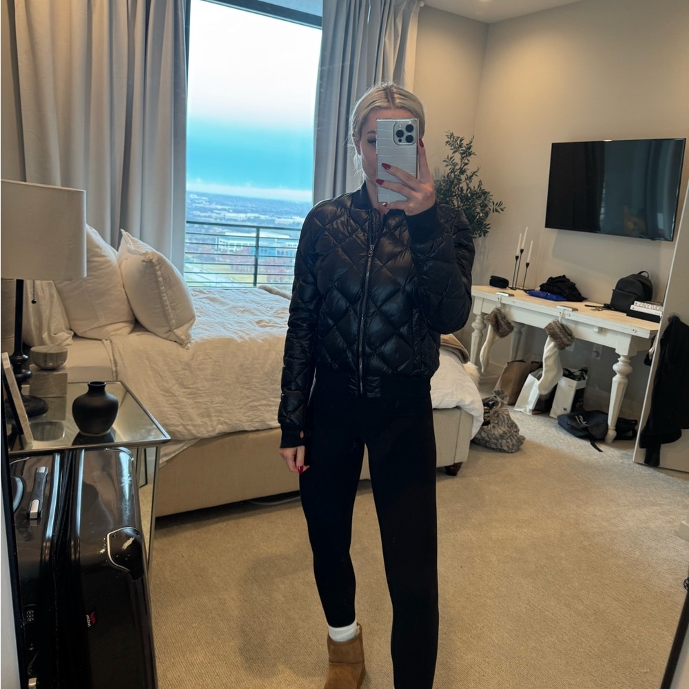 Black Quilted Jacket